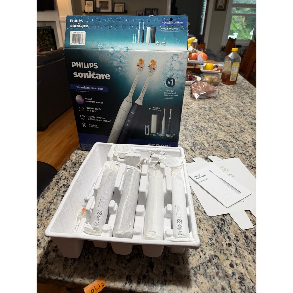 Philips Sonicare Professional Clean Plus Rechargeable Toothbrush 2 HX7439  NOB